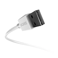 Cabo para Celular Tablet Carremento Usb a 2.0 Macho P/ Usb Tipo-c - Branco - 50 Cm - Puacb-05