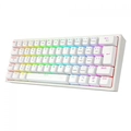 Teclado Mecânico Gamer Redragon Fizz Pro Wireless Branco - K616-rgb-w Pt-brown