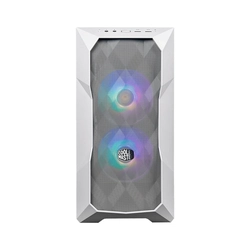 Gabinete Gamer Cooler Master Masterbox TD300 Mesh White, Mini Tower, Vidro, s/ Fonte, 2x Fans, ARGB, TD300-WGNN-S00