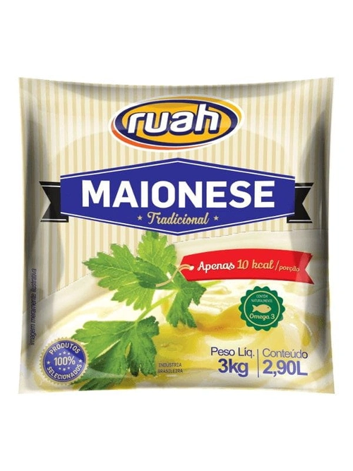 Maionese Bag 3kg Ruah