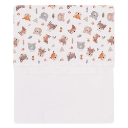 Jogo de Lençol de Berço Suedine Unissex – Amigos da Floresta