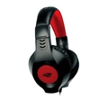 Headset C3TECH USB Preto e Vermelho - PH-350-BK
