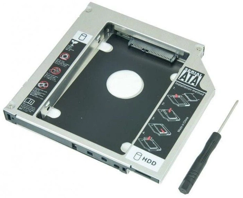 Adaptador para Segundo HD Notebook Caddy 9.5mm F-CY02