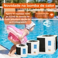 Aquecedor de Piscina Trocador/Bomba de Calor - ID240 Wi-Fi TRIF 220V - Industek