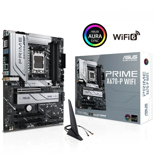 Placa Mãe AM5 Asus Prime X670-P Wifi DDR5