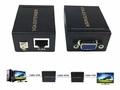 Adaptador Extensor Vga Video Via Cabo Rede Rj45 60m 1080p