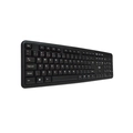 Teclado Com Fio Tf300 Design Slim Conexao Usb Cabo de 150cm Resistente Agua Preto Tc065