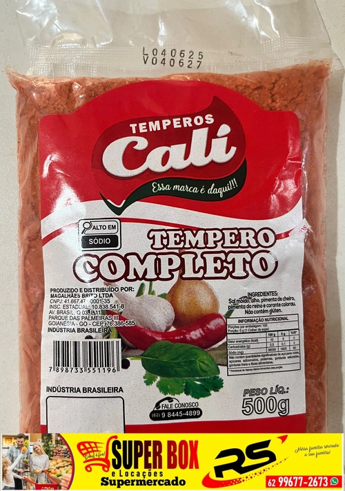 Temperos Cáli Tempero Completo 500g