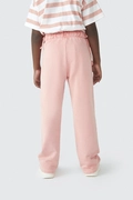Calça Wide Leg Moletom com Bolso Rosa Hering - Feminina