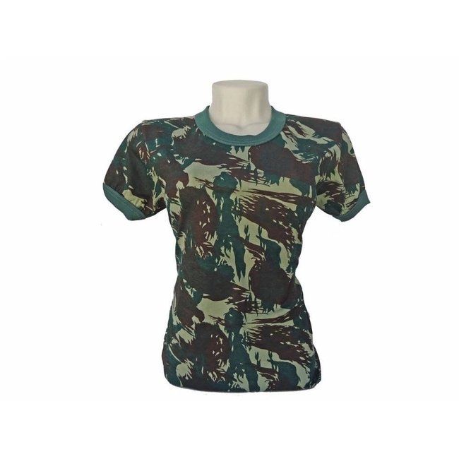 Baby Look Camuflada (100% Algodão)