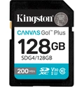 Cartão Memória, Kingston, Sd, Xc, 128GB, 200mb/s, Uhs-i, V30, Sdg4/128GB