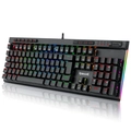 Teclado Gamer Mecânico Redragon Vata Pro Switch Azul RGB - K580RGB-PRO PT-BLUE