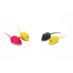 Kit 2 Ratinhos em Vinil Coloridos para Gatos