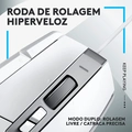 Mouse Gamer Logitech G502 X, USB-C, LIGHTSPEED, Sensor HERO 25K, RGB, 13 Botoes, Switch Hibrido, Branco, 910-006145