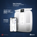 Balança Inteligente Bioimpedância Digital Corporal Relaxshop Bio Ultra Branca c/ Eletrodos – 55 Análises, Bluetooth