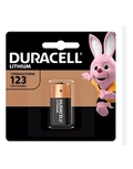 Bateria Lithium CR123A - Duarecll 3V. cartela com 1 unidades.