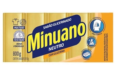 Sabão Em Barra Com Glicerina Neutro 800g