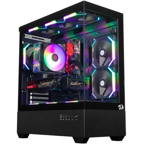 Gabinete Redragon Reflect Flow Preto - CA-606B