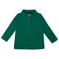 Camisa Polo Manga Longa Suedine Verde Charpey - Masculina