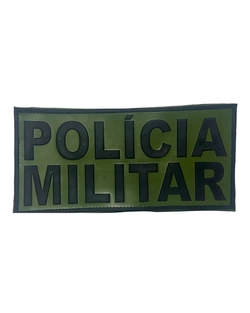 Emborrachado Costas verde- Policia Militar