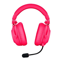 Headset Logitech G Pro X2, Sem Fio, Lightspeed, USB, Rosa - 981-001274