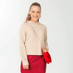 Blusão Moletom Cotelê Cativa - Feminino