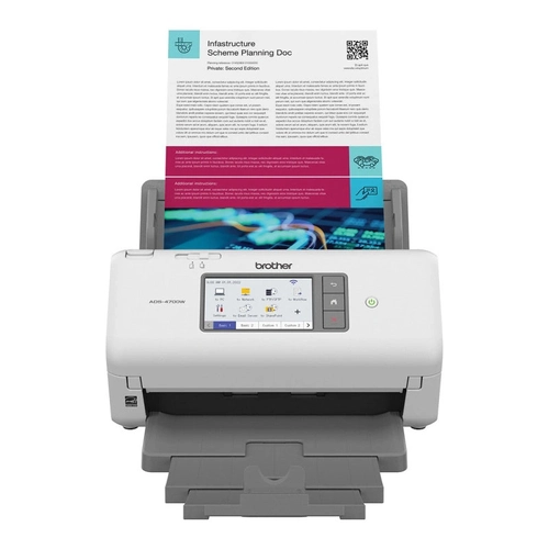 Scanner Brother A4 Duplex Wireless 40ppm - Ads4700w