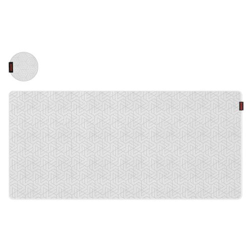 Mouse Pad Gamer Pcyes Maze Extended White Ghost - 900 x 420 - Pmm90x42wg