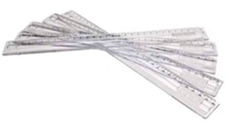REGUA PLASTICA 30CM DELLO INCOLOR