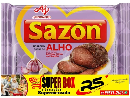 Sazón Tempero Toque De alho 60g
