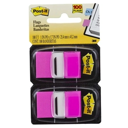 Notas Adesivas Flags Cor Rosa - Port-it 3M
