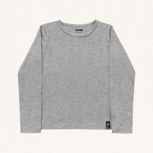 Blusinha Manga Longa Básica Fakini - Feminina