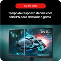 Monitor LG 24 Gamer UltraGear Full HD, IPS, HDMI - 24GS60F-B