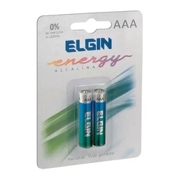 PILHA AAA ALCALINA CARTELA C/2 - ELGIN