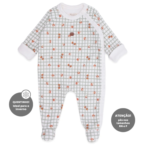 Macacão Manga Longa Forrado Suedine e Soft Unissex – Amigos da Floresta