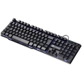 Teclado Gamer Hydra 107 Teclas + 12 Multimídia Com Led Azul Sensação Tecla Mecânica - Gt700