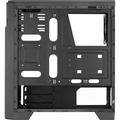 Gabinete Gamer Aerocool Ore Saturn Preto Rgb Lateral Acrílico