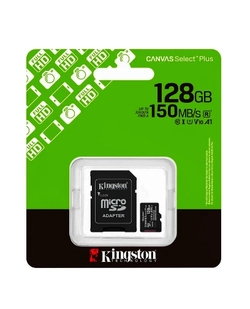 Cartão Microsd 128gb Kingston Canvas Select Plus Sdcs3/128gb