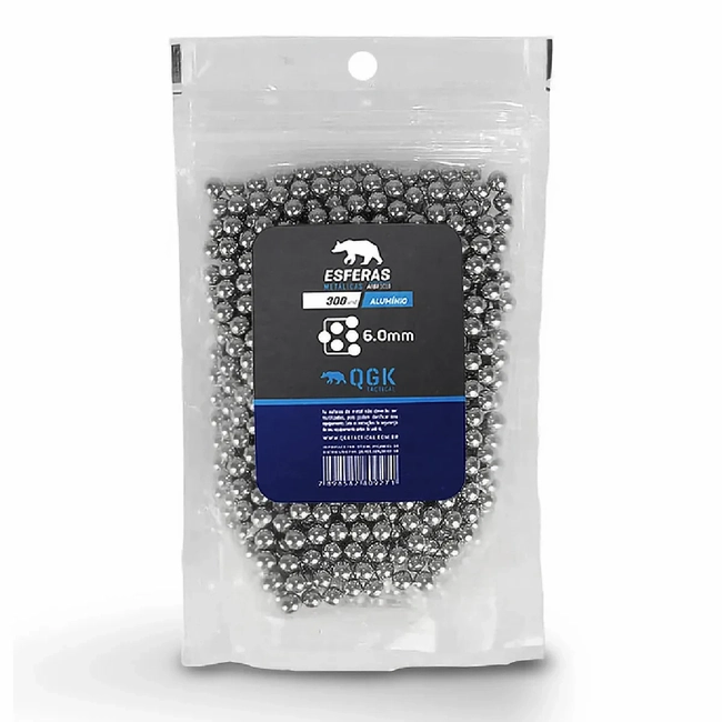 Esfera AirSoft  6mm (300 BB´s) - QGK