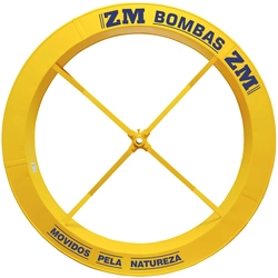 Roda d’água 1,40 x 0,25 metro - diâmetro 32,5mm