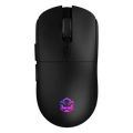 Mouse Gamer Sem Fio Pcyes Basaran Stealth Black Vulcan 10000 DPI RGB 6 Botões - Pmgbrstbv