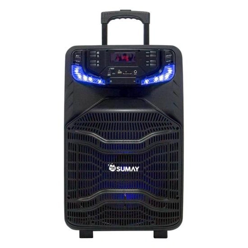 Caixa De Som Portátil Sumay Pegasus 700w Preta - Cap36
