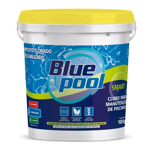 Balde De Cloro Bluepool Smart 10 Kg Fluidra Para Piscinas
