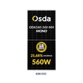 Modulo Solar Osda 560w Oda560-36v-mh 144 Cells Mono - 740 Un/cntr