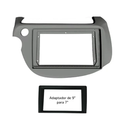 Moldura Fiamon 9/ 7 Honda Fit 2009/2014 Geração 2 - Grafite