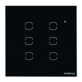 Interruptor Smart Touch Intelbras Wifi Preto