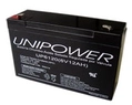 Bateria Unipower Up6120 6v 12ah Skd F187 Nao Automotiva