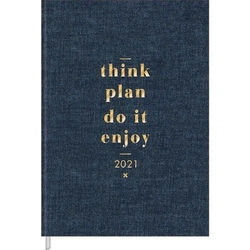 Agenda 2021 Think Plan Do It Enjoy,176 Folhas, 145mm x 205mm - Tilibra