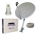 Kit Antena Parabólica Ku Century 60cm Midiabox B5 Cb Lnb