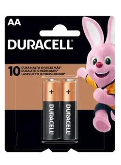 Pilha AA Duracell c/2 unidades. Alcalina
